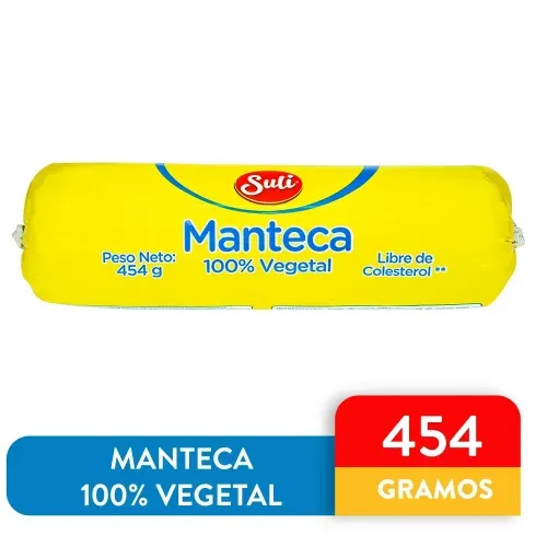 Manteca Suli 100% Vegetal - 454 g