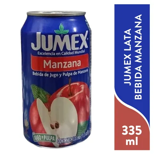 Bebida Jumex de manzana lata -335 ml