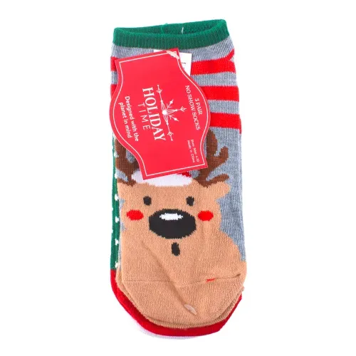 Ladies 3pk Calcetin Festivo