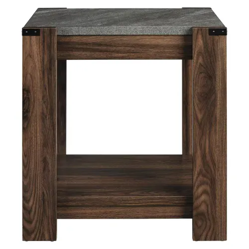 Mesa Mainstays auxiliar tipo concreto - 22x20x23 cm