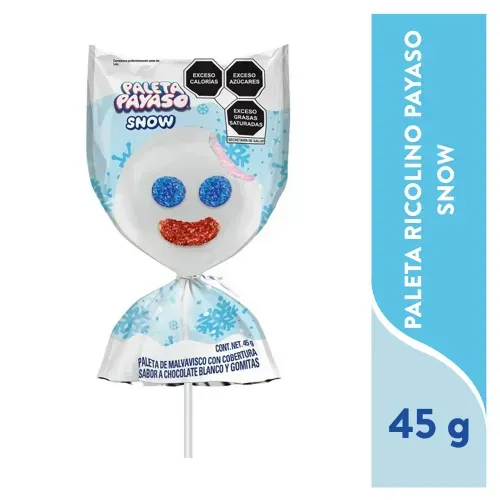 Paleta Bubbaloo Payaso Snow 45g