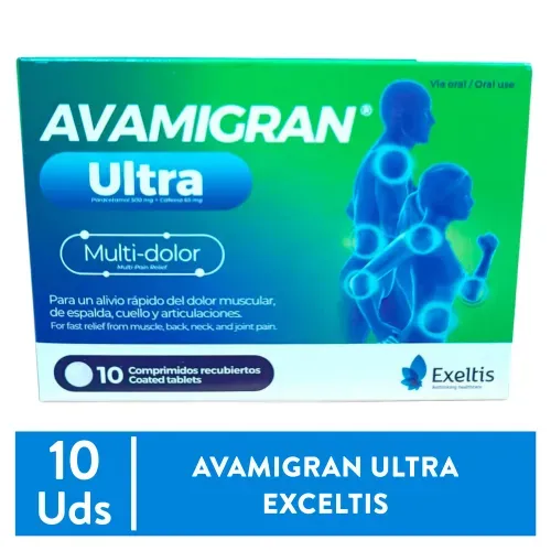 Avamigran Ultra Exceltis 10comp Unidad