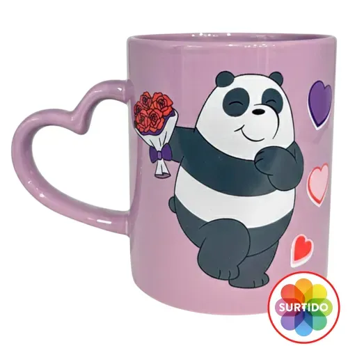 Taza We Bare Bears 325ml San Valentin