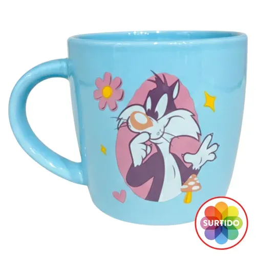 Taza Looney Tunes 375ml Pascuas