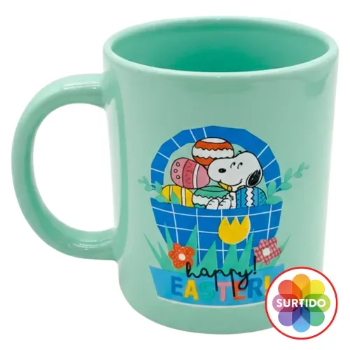 Taza Peanuts 375ml Pascuas