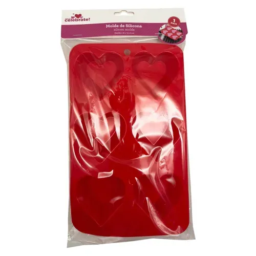 Molde De 6 Corazones Valentin