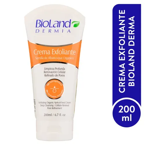 Crema Exfoliante Bioland Albaricoque Limpieza Profunda - 200 ml