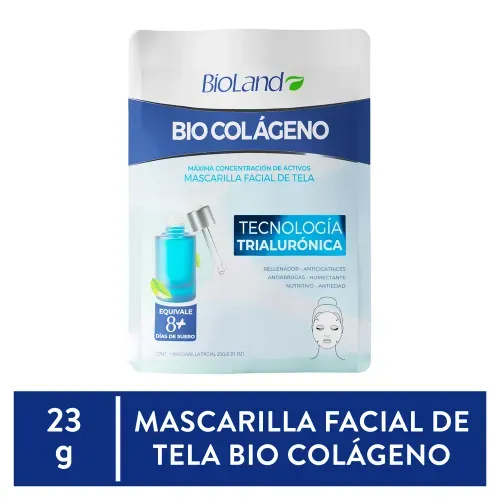 Mascarilla Facial Bioland Bio Colágeno - 23 g