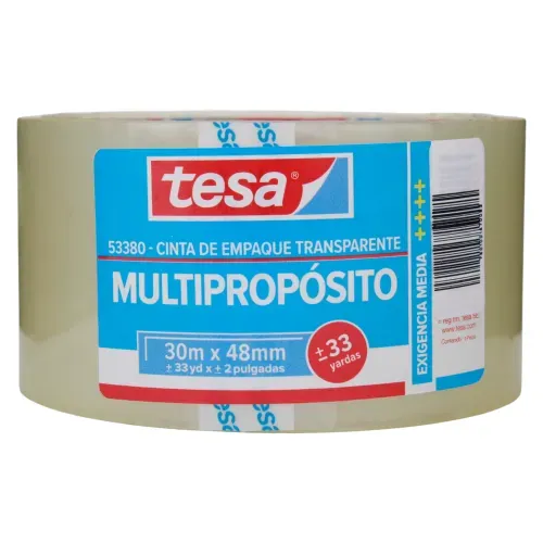 Cinta Empaque Tesa Transparente 30X48 1U
