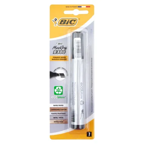 Marcador Bic Perm 2300 Negro Bl 1U