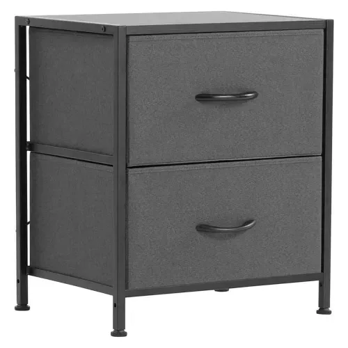 Ms Mesa Noche Tela Metal 17w X 13d X 21h