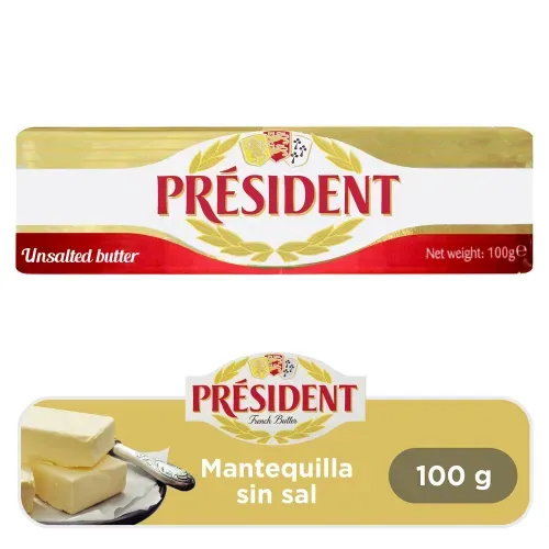 President Mantequill Sin Sal Barra 100gr