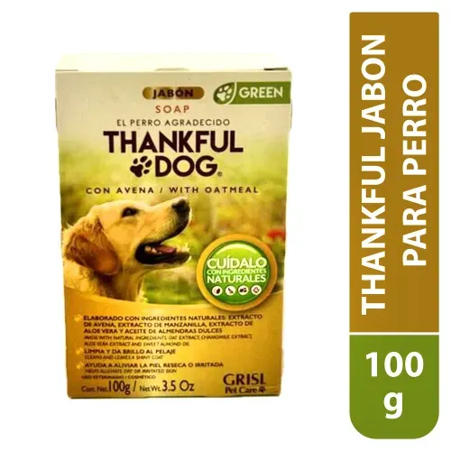 Jabon Pastilla Thankful Dog Avena 100g