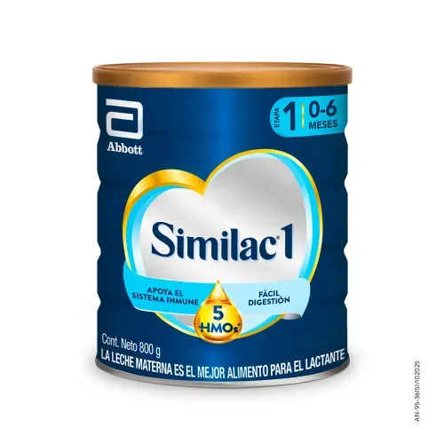 Fórmula Similac 1 Hmo 5 Apoya El Sistema Inmune - 800 g