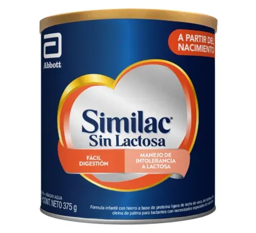 Fórmula Infantil  Similac® Sin Lactosa, A Partir Del Nacimiento - 375 g