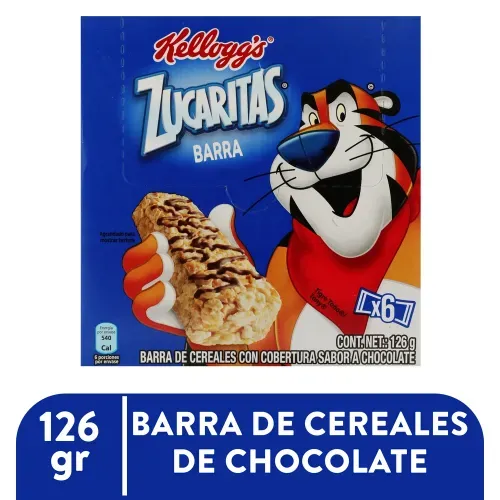 Barras de Cereal Kelloggs Zucaritas - 126 g