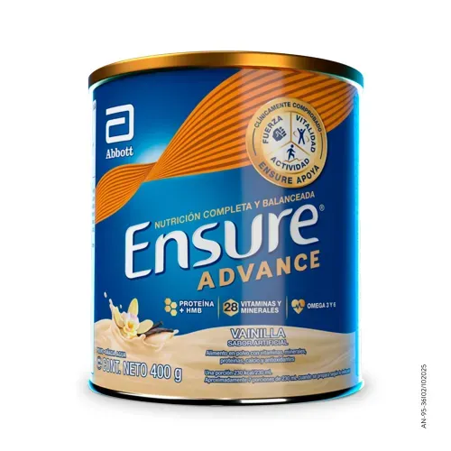 Fórmula Nutricional Ensure® Advance Sabor Vainilla - 400 g