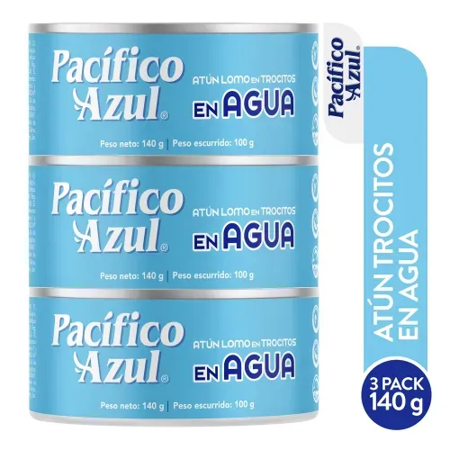 3pack Pacifico Azul Agua 420g