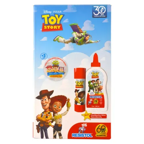 Kit Resis Toy Story Goma 240ml Barra 40g