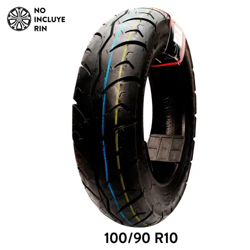 Llanta para motocicleta Axus, medidas: 100/90 Rin 10