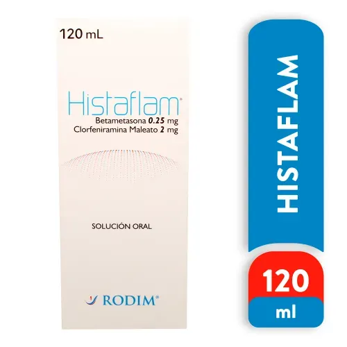 Histaflam 2 0/25mg/5ml 120ml Sol Oral