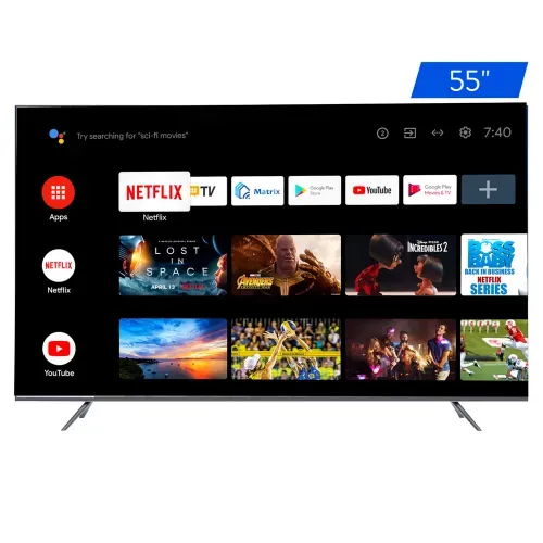 Pantalla Durabrand HQLED Smart TV 4K - 55 Pulgadas (1 in = 2.54 cm)