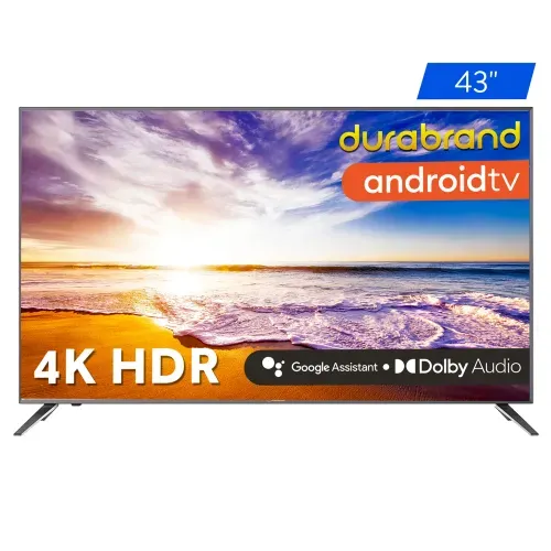 Pantalla Durabrand LED Smart Android 4K DURA43MUGS AND - 43 Pulgadas (1 in = 2.54 cm)