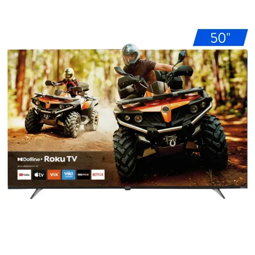 Pantalla Hotline LED Smart Roku HL50RK 4K - 50 pulgadas (1 in = 2.54 cm)