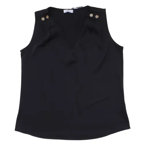 Blusa Carisa Escote v Sin Manga s Xl