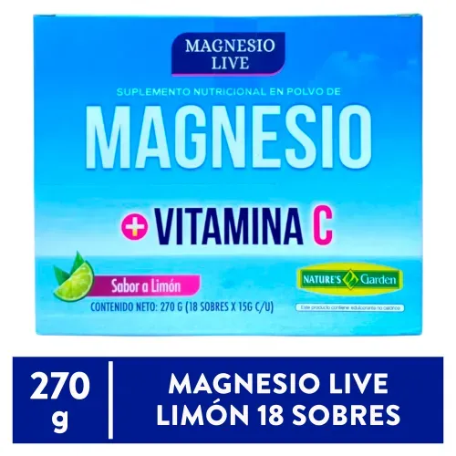 Magnesio Liv Ng Lim 500 Mg 18 Sobres Ea