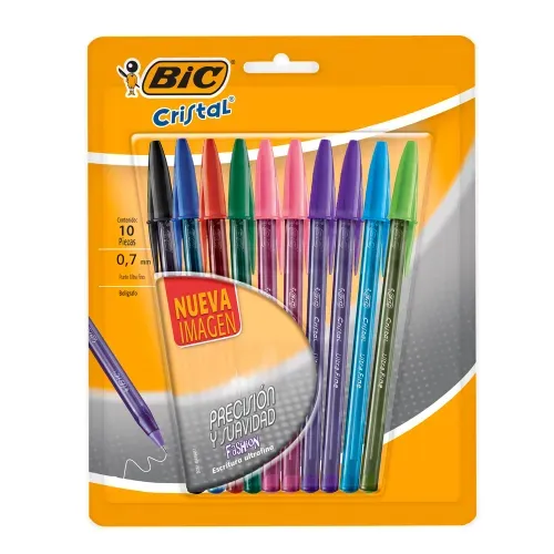 Boligrafo Bic Precision Y Suavidad - 10 Unidades