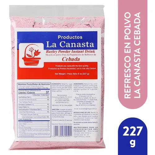 Bebida En Polvo La Canasta Cebada 227 g