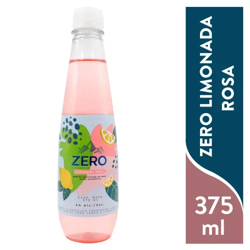 Bebida alcohólica Zero Limón Rosa - 375 ml