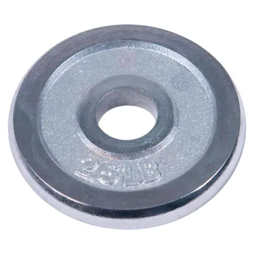 Disco de peso Athletic Works cromado 25 mm - 5 lb