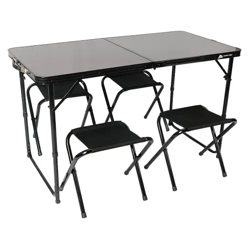 Mesa con sillas Ozark Trail plegable - 120x60 cm