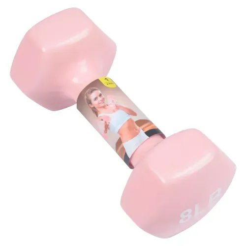 Mancuernas de vinil Athletic Works - 8 lb