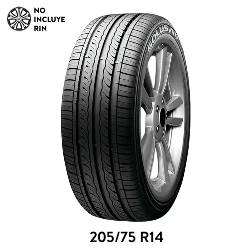 Llanta para auto Kumho Tire, medidas: 205/75 Rin 14