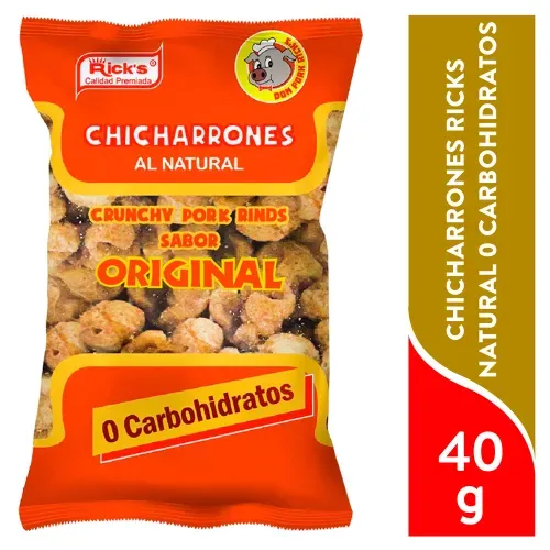 Chicharrones Natural 0 Carb Ricks 40 g