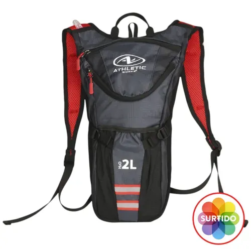 Mochila Athletic Works Kolemja color surtido con capacidad de 2 L