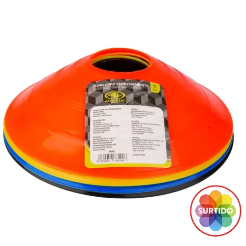 Cono Athletic Works para entrenamiento surtido