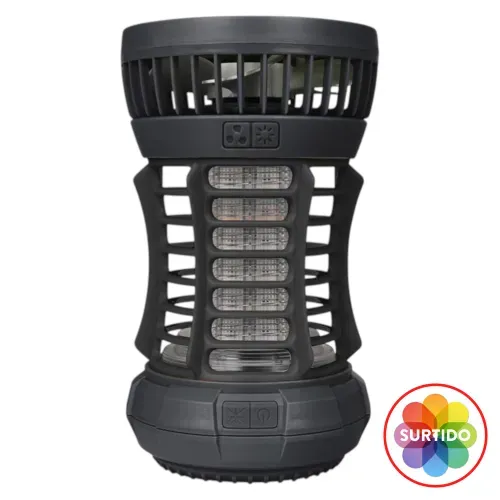 Linterna LED Ozark Trail con ventilador y exterminador de insectos en colores surtidos
