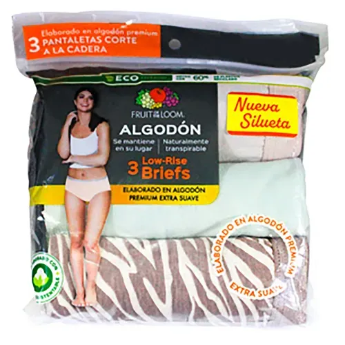 Fol Calzon Tiro Bajo Damas Colores 7