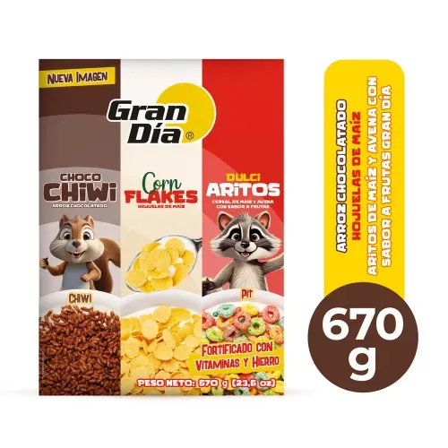 Tripack Grandia 670g