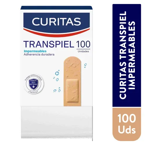 Curitas Transpiel Impermeab 1 De 100 Unidad