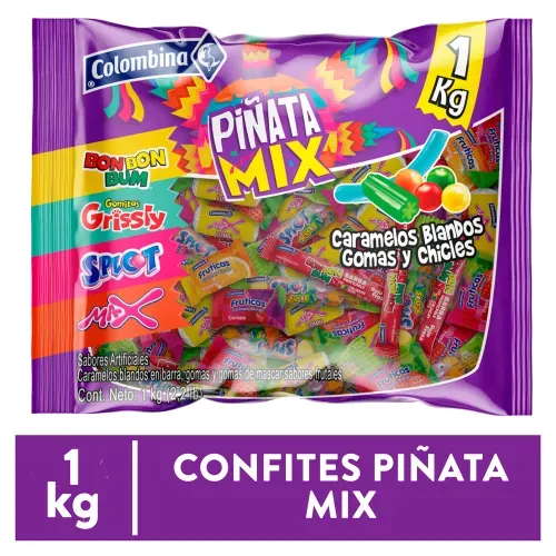 Dulces Colombina Pinata Mix Surt 1000 g