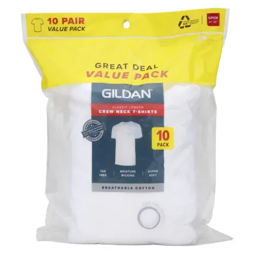 10p Playera Cuello Redondo Blanco s