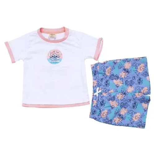 Conjunto Short Stitch Bebo T6 36m