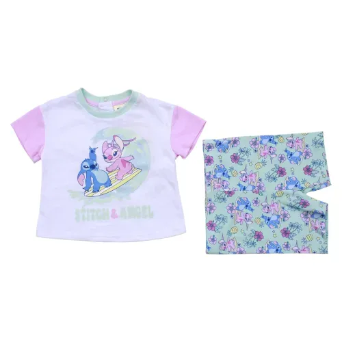 Conjunto Short Stitch Beba T6 36m