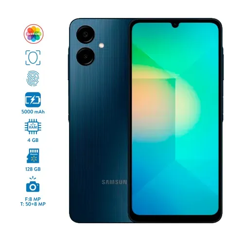 Celular Samsung A06 4GB RAM 128GB Almacenamiento