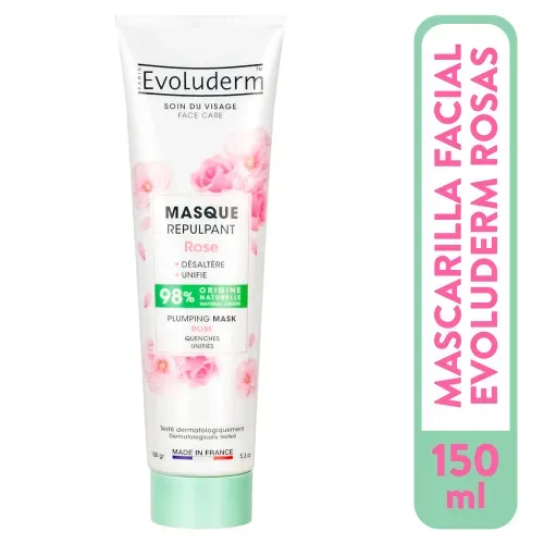 Mask Facial Evoluderm Rosas 150ml Unidad
